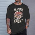 Reading Is My Favorite Sport Reader Books Novel Lecture T-Shirt Gifts for Him Reading Is My Favorite Sport Reader Books Novel Lecture T-Shirt Gifts for Him