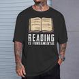 Reading Fundamental Books Lover Bookworm Reader Literature T-Shirt Gifts for Him Reading Fundamental Books Lover Bookworm Reader Literature T-Shirt Gifts for Him