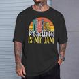 Reading Is My Jam Bookworm Book Reading T-Shirt Gifts for Him Reading Is My Jam Bookworm Book Reading T-Shirt Gifts for Him