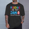 Reading Is My Jam I Love To Read Books Boy Girl T-Shirt Gifts for Him