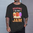 Reading Is My Jam I Love To Read Books T-Shirt Gifts for Him