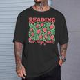 Reading Is My Jam Strawberry Bookish Book Lover Reader Nerd T-Shirt Gifts for Him