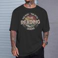 The Reading Legend Retro Books Men Reading T-Shirt Gifts for Him The Reading Legend Retro Books Men Reading T-Shirt Gifts for Him