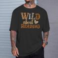 Reading Lover Wild About Reading Reading Books And Bookworm T-Shirt Gifts for Him Reading Lover Wild About Reading Reading Books And Bookworm T-Shirt Gifts for Him