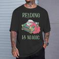 Reading Is Magic Book Reader T-Shirt Gifts for Him