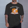 Reading Is Magical Book Lover & Axolotl T-Shirt Gifts for Him Reading Is Magical Book Lover & Axolotl T-Shirt Gifts for Him