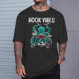 Reading For Men Women Octopus Books Geek Read Learning T-Shirt Gifts for Him Reading For Men Women Octopus Books Geek Read Learning T-Shirt Gifts for Him