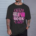Reading Reader Crazy Book Lady English Teacher T-Shirt Gifts for Him
