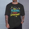 Reading Is My Superpower Book Nerds & Geeks T-Shirt Gifts for Him