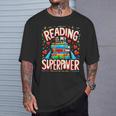 Reading Is My Superpower Bookworm Book Lover T-Shirt Gifts for Him
