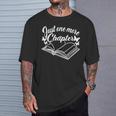 Reading Women Girls Book Lover Just One More Chapter T-Shirt Gifts for Him Reading Women Girls Book Lover Just One More Chapter T-Shirt Gifts for Him