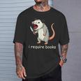 I Require Books T-Shirt Gifts for Him I Require Books T-Shirt Gifts for Him