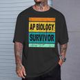 Retro AP Biology Shirt AP Biology Survivor Prep Book Study T-Shirt Gifts for Him