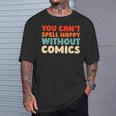 Retro Graphic Novels Superheroes Art Vintage Comic Books T-Shirt Gifts for Him Retro Graphic Novels Superheroes Art Vintage Comic Books T-Shirt Gifts for Him