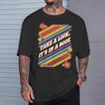 Retro Style Take a Look It's In a Book T-Shirt Gifts for Him
