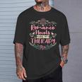 Romance Novels Are My Therapy Romantic Book T-Shirt Gifts for Him