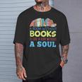 A Room Without Books Is Like a Body Without Soul Librarian T-Shirt Gifts for Him