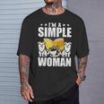 I Am a Simple Woman Book Lover Read T-Shirt Gifts for Him I Am a Simple Woman Book Lover Read T-Shirt Gifts for Him
