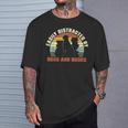 Slightly Distracted From Dogs And Books Retro Vintage T-Shirt Gifts for Him