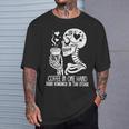 Smut Books Coffee In One Hand Dark Romance Book In The Other T-Shirt Gifts for Him