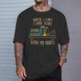 Sorry I Can’t I Have Plans With My Book Books Reading T-Shirt Gifts for Him