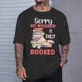 Sorry My Weekend Is Fully Booked Reading Bookworm Book T-Shirt Gifts for Him