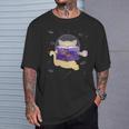 Space Cat Reading Book And Tea Space Cat T-Shirt Gifts for Him Space Cat Reading Book And Tea Space Cat T-Shirt Gifts for Him