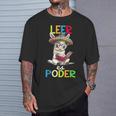 Spanish Reading Book Lover Sloth Maestra Leer Es Poder T-Shirt Gifts for Him
