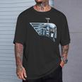 Star Wars The Book Of Boba Fett Chrome Helmet Logo T-Shirt Gifts for Him