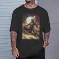 Star Wars The Book Of Boba Fett Combat Pose Portrait T-Shirt Gifts for Him Star Wars The Book Of Boba Fett Combat Pose Portrait T-Shirt Gifts for Him