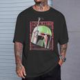 Star Wars The Book Of Boba Fett Helmet Text Stack T-Shirt Gifts for Him