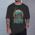 Star Wars The Book Of Boba Fett Vintage Helmet Logo V-2 T-Shirt Gifts for Him