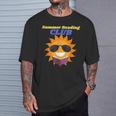 Summer Reading Club Sun Reading Book Men Women Kids T-Shirt Gifts for Him