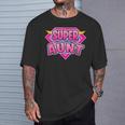 Super Aunt Superhero Grandmother Comic Book Matching T-Shirt Gifts for Him