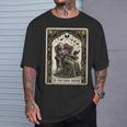 Tarot Card The Emotional Damage Skeleton Romantasy Book T-Shirt Gifts for Him