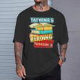 Tatyana's Reading Shirt Personalized Book Reading T-Shirt Gifts for Him
