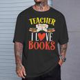 Teacher Survival Kit Items i Love Books Teaching For Men Women T-Shirt Gifts for Him