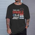Teaching Love 4th Of July Teacher American Flag Books Party T-Shirt Gifts for Him Teaching Love 4th Of July Teacher American Flag Books Party T-Shirt Gifts for Him