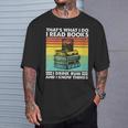 That's What I Do I Read Book I Drink Rum & I Know Things T-Shirt Gifts for Him That's What I Do I Read Book I Drink Rum & I Know Things T-Shirt Gifts for Him