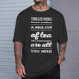 Thriller Books T-Shirt Gifts for Him