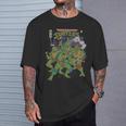 TMNT Comic Book Cover Group Shot T-Shirt Gifts for Him