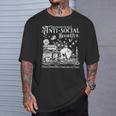 Unapologetically Anti Social Book Club Introvert Reader T-Shirt Gifts for Him Unapologetically Anti Social Book Club Introvert Reader T-Shirt Gifts for Him