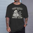 Unapologetically Anti-Social Book Club Introvert Reader T-Shirt Gifts for Him Unapologetically Anti-Social Book Club Introvert Reader T-Shirt Gifts for Him