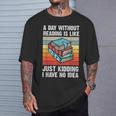 Vintage Book Reading Teacher Read Books Nerd Reader T-Shirt Gifts for Him Vintage Book Reading Teacher Read Books Nerd Reader T-Shirt Gifts for Him