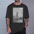 Vintage Captain Nemo Book Illustration 1871 T-Shirt Gifts for Him