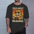 Vintage Cheetah Reading Book Wild About Reading Shirts Boys T-Shirt Gifts for Him Vintage Cheetah Reading Book Wild About Reading Shirts Boys T-Shirt Gifts for Him