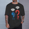 Wait What Comma Question Mark Reading Book Lover Teacher T-Shirt Gifts for Him