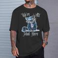 We'Re All Mad Here Cheshire Cat Alice Wonderland Book Kids T-Shirt Gifts for Him