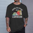 When In Doubt Ask Librarian Books Reading Librarian T-Shirt Gifts for Him