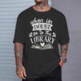 When In Doubt Go To The Library Book Literature Reading T-Shirt Gifts for Him